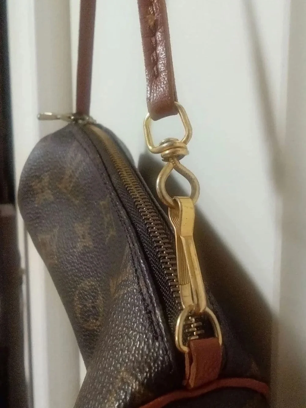 Louis Vuitton Brown Monogram Canvas Papillon Shoulder Bag